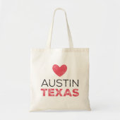 Austin Texas Heart Tas (Voorkant)