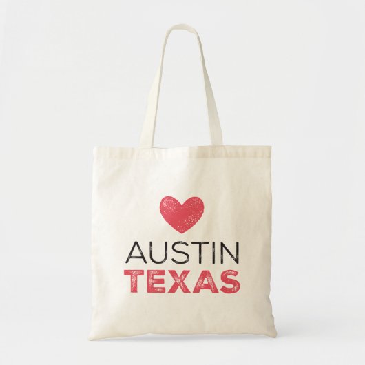 Austin Texas Heart Tas (Voorkant)