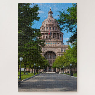 Austin Texas Jigzaag Puzzle Legpuzzel