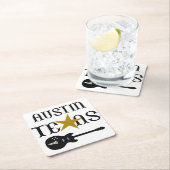Austin Texas Kartonnen Onderzetters (Insitu)