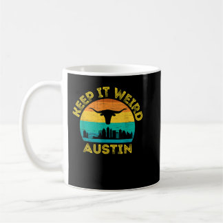 Austin, Texas Keep It Weird Longhorn Koffiemok