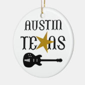 Austin Texas Keramisch Ornament (Links)