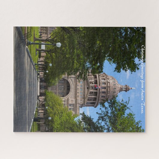 Austin Texas. kerstcadeautjes Legpuzzel (Horizontaal)