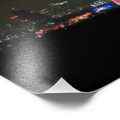 Austin Texas Kersttrein Lights Skyline Foto Afdruk (Hoek)