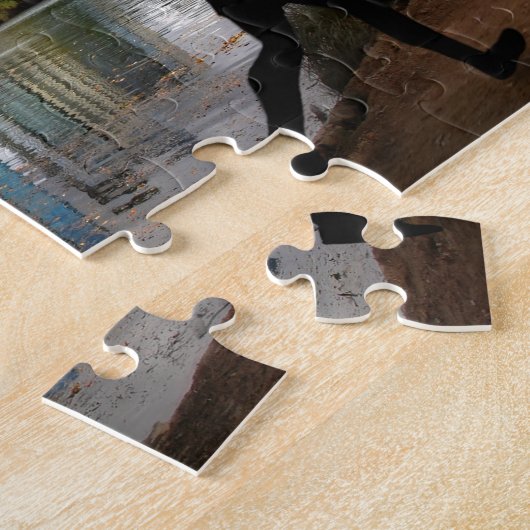 Austin Texas Lady Bird Lake Trail Runner Legpuzzel (Zijkant)