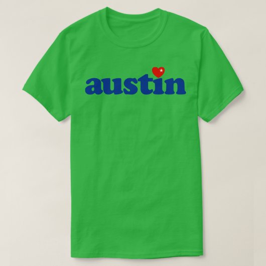 Austin Texas Love T-shirt (Design voorkant)