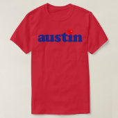 Austin Texas Love T-shirt (Design voorkant)