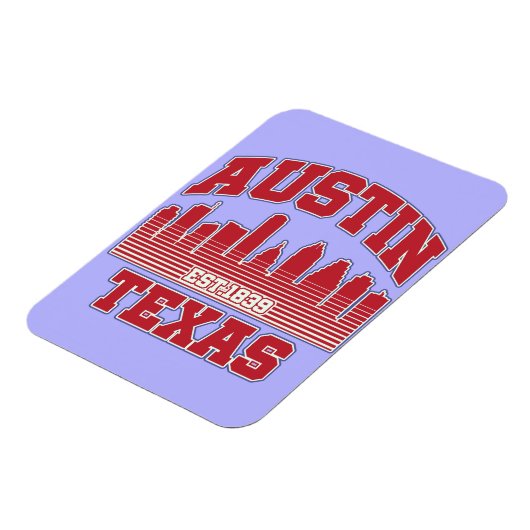 Austin, Texas Magneet (Linkerzijde)