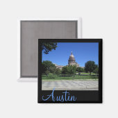 Austin Texas Magnet (Voorkant / Achterkant)