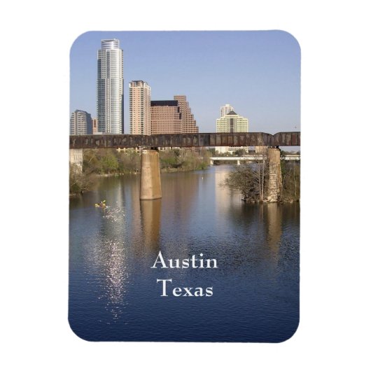 Austin, Texas Magnet Magneet (Verticaal)