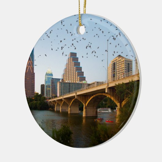Austin, Texas met Bats Keramisch Ornament (Links)