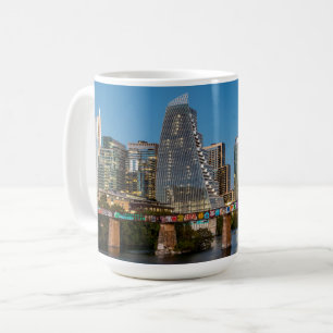 Austin, Texas met Texas vlagkleuren logo, mok