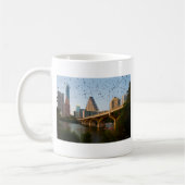 Austin, Texas met vleermuizen Koffiemok (Links)