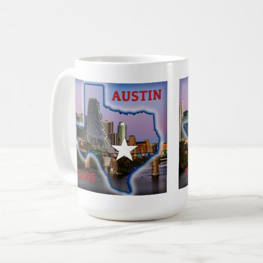 Austin, Texas, mok (Voorkant links)