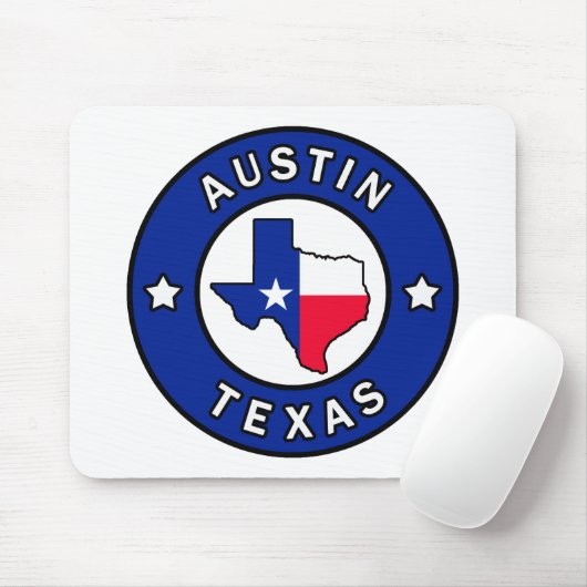 Austin Texas Muismat (Met muis)