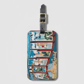 Austin Texas Mural Wall Bagagelabel (Voorkant (verticaal))