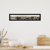 Austin, Texas Panorama Foto 1910 Poster (Keuken)