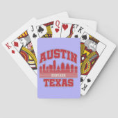 Austin, Texas Pokerkaarten (Achterkant)