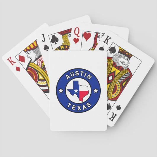 Austin Texas Pokerkaarten (Achterkant)