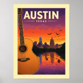  Austin Texas Poster (Voorkant)