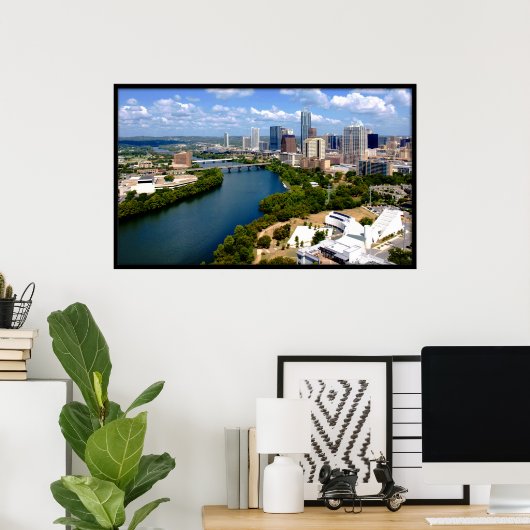Austin, Texas Poster (Thuiskantoor)