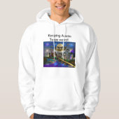 Austin Texas raar houden Hoodie (Voorkant)