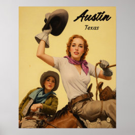 Austin, Texas reisposter Poster