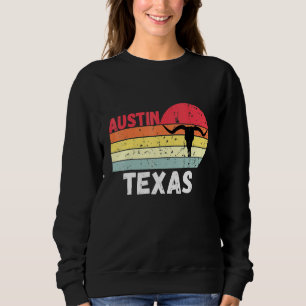 Austin Texas Retro Longhorn  Sunset Tx Trui