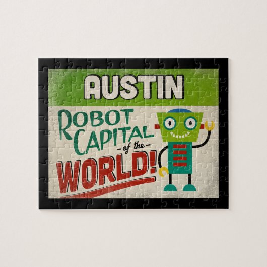 Austin Texas Robot - Funny Legpuzzel (Horizontaal)