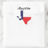 Austin - Texas Ronde Sticker (Tas)