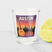 Austin Texas Shot Glas (Voorkant)