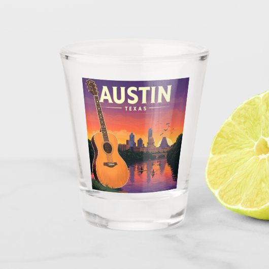  Austin Texas Shot Glas (Voorkant)