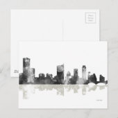 Austin Texas Skyline Briefkaart (Voorkant / Achterkant)