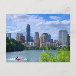 Austin Texas Skyline Briefkaart