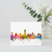 Austin Texas Skyline Briefkaart (Staand voorkant)
