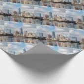 Austin Texas Skyline Cadeaupapier (Hoek)