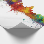 Austin Texas Skyline Cadeaupapier (Hoek)