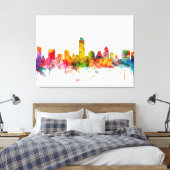Austin Texas Skyline Canvas Afdruk (Insitu (Slaapkamer))