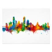 Austin Texas Skyline Foto Afdruk (Voorkant)