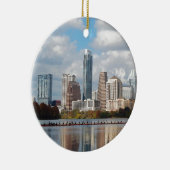 Austin Texas Skyline Keramisch Ornament (Rechts)
