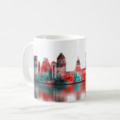 Austin Texas Skyline Koffiemok (Voorkant links)