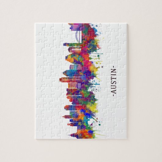 Austin Texas Skyline Legpuzzel (Verticaal)