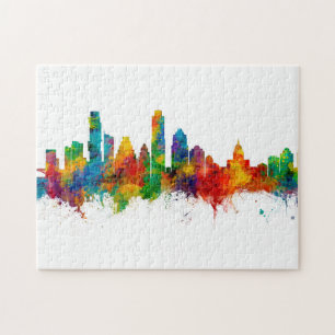 Austin Texas Skyline Legpuzzel