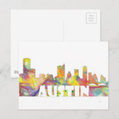 AUSTIN TEXAS SKYLINE MCLR2 BRIEFKAART (Voorkant / Achterkant)