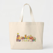 AUSTIN TEXAS SKYLINE MCLR2 GROTE TOTE BAG (Voorkant)