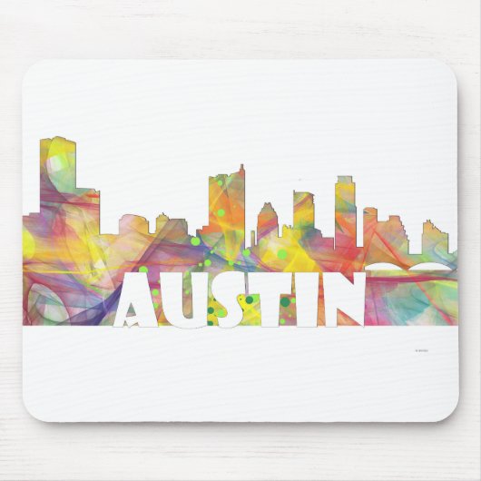 AUSTIN TEXAS SKYLINE MCLR2 MUISMAT (Voorkant)