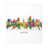 Austin Texas Skyline Notitieblok (Voorkant)