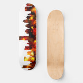 Austin Texas Skyline Persoonlijk Skateboard (Voorkant)