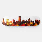 Austin Texas Skyline Persoonlijk Skateboard (Horizontaal)