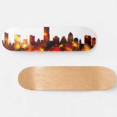 Austin Texas Skyline Persoonlijk Skateboard (Horizontaal)